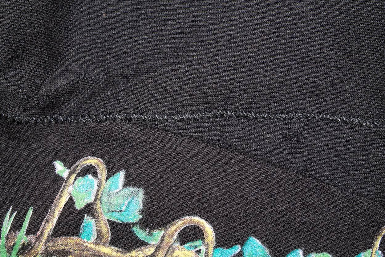 Black Ghesquiere for Balenciaga Aquarium Print Cotton T Shirt Dress, Spring 2003