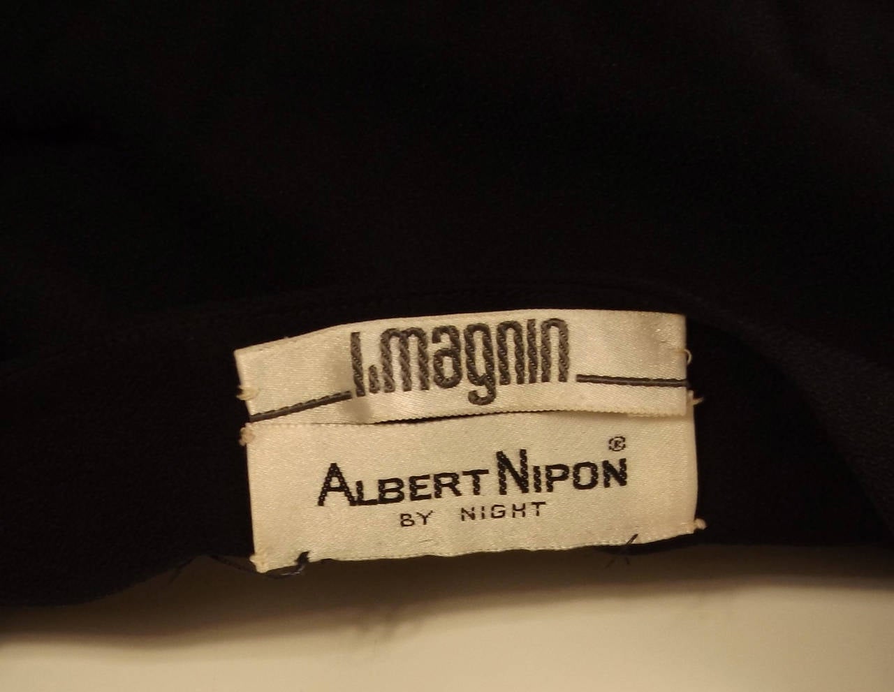 1980s Albert Nipon Chiffon Stripe Grecian Evening Dress 3