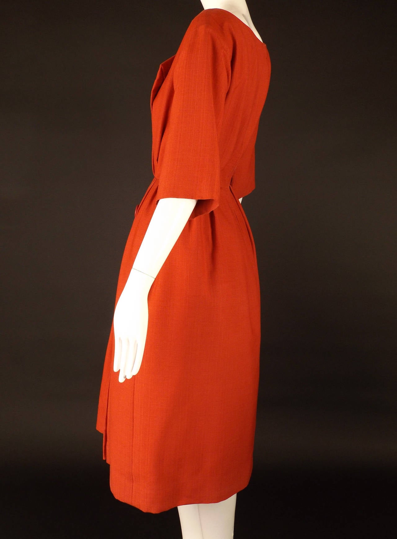 c.1958 Christian Dior Silk Dress 1