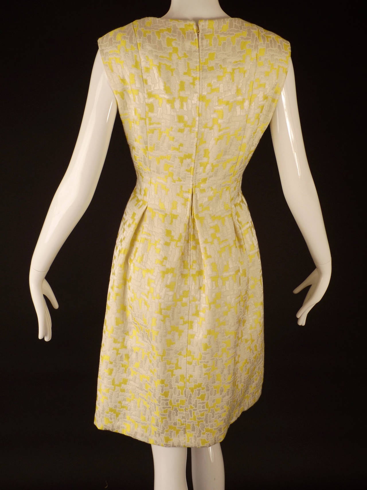 1960s Richard Tam Brocade Dress & Coat Ensemble 2