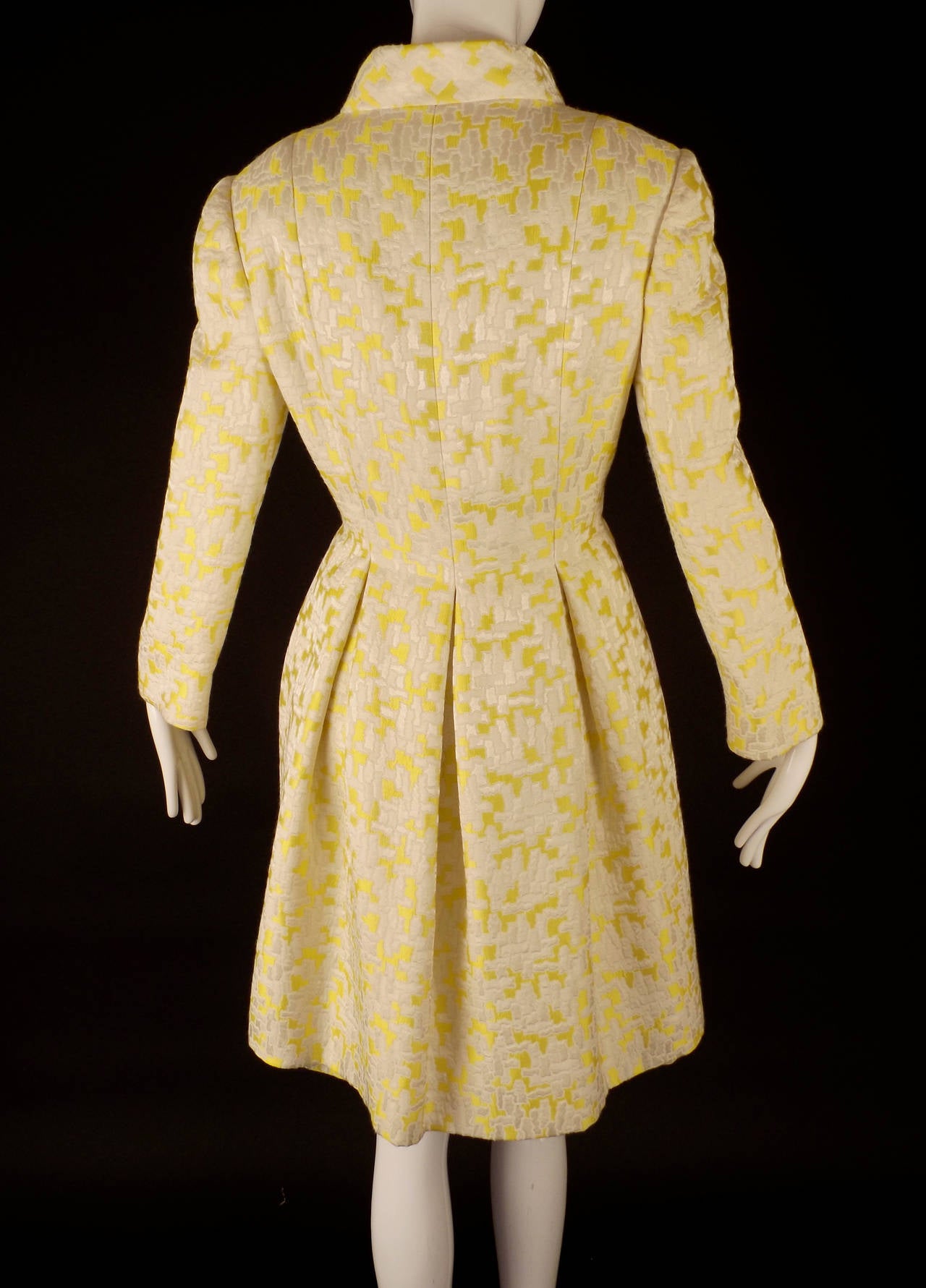 1960s Richard Tam Brocade Dress & Coat Ensemble 4