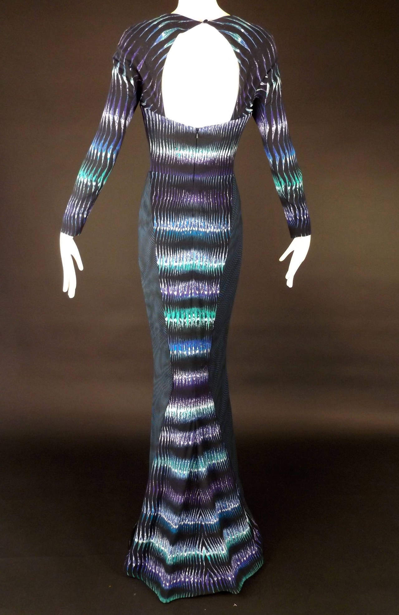 2012 PETER PILOTTO Knit Runway Gown, Size-4 1