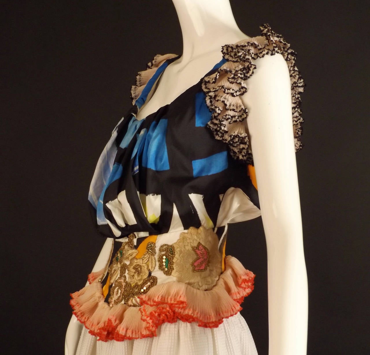 Spring, 2009 Christian Lacroix Beaded Silk Bodice