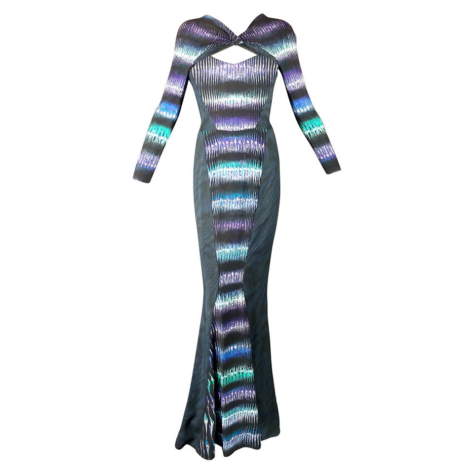 2012 PETER PILOTTO Knit Runway Gown, Size-4