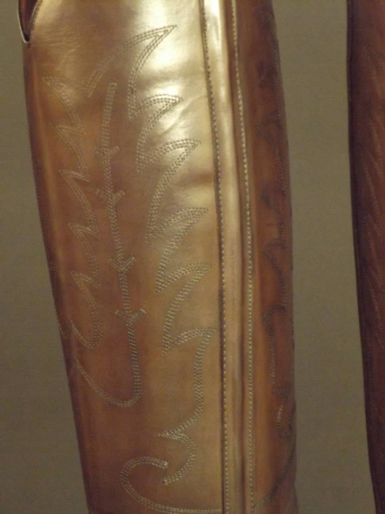 Men's Tom Ford Brown Leather Mens Riding Boots