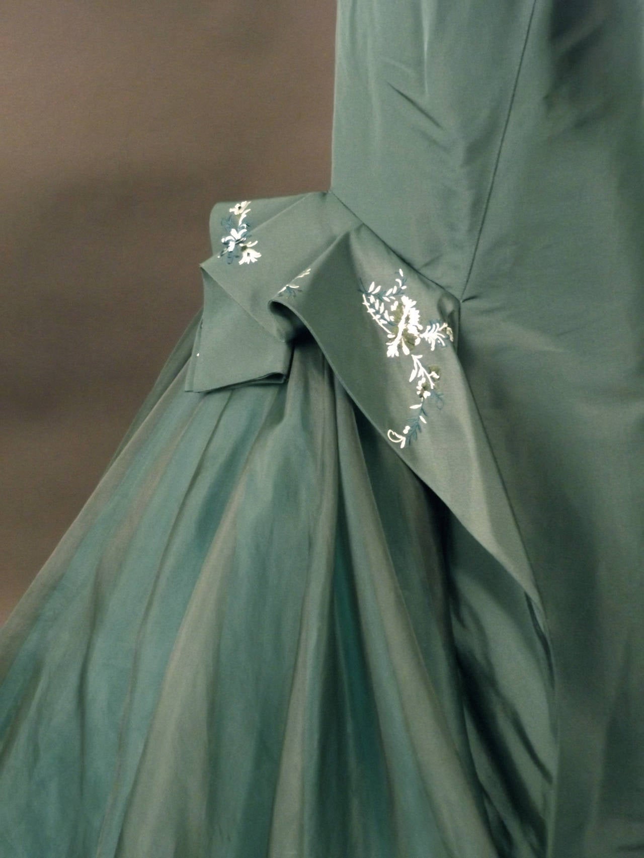 Fall, 2012 RTW Silk Faille & Organza Zac Posen Ball Gown 2