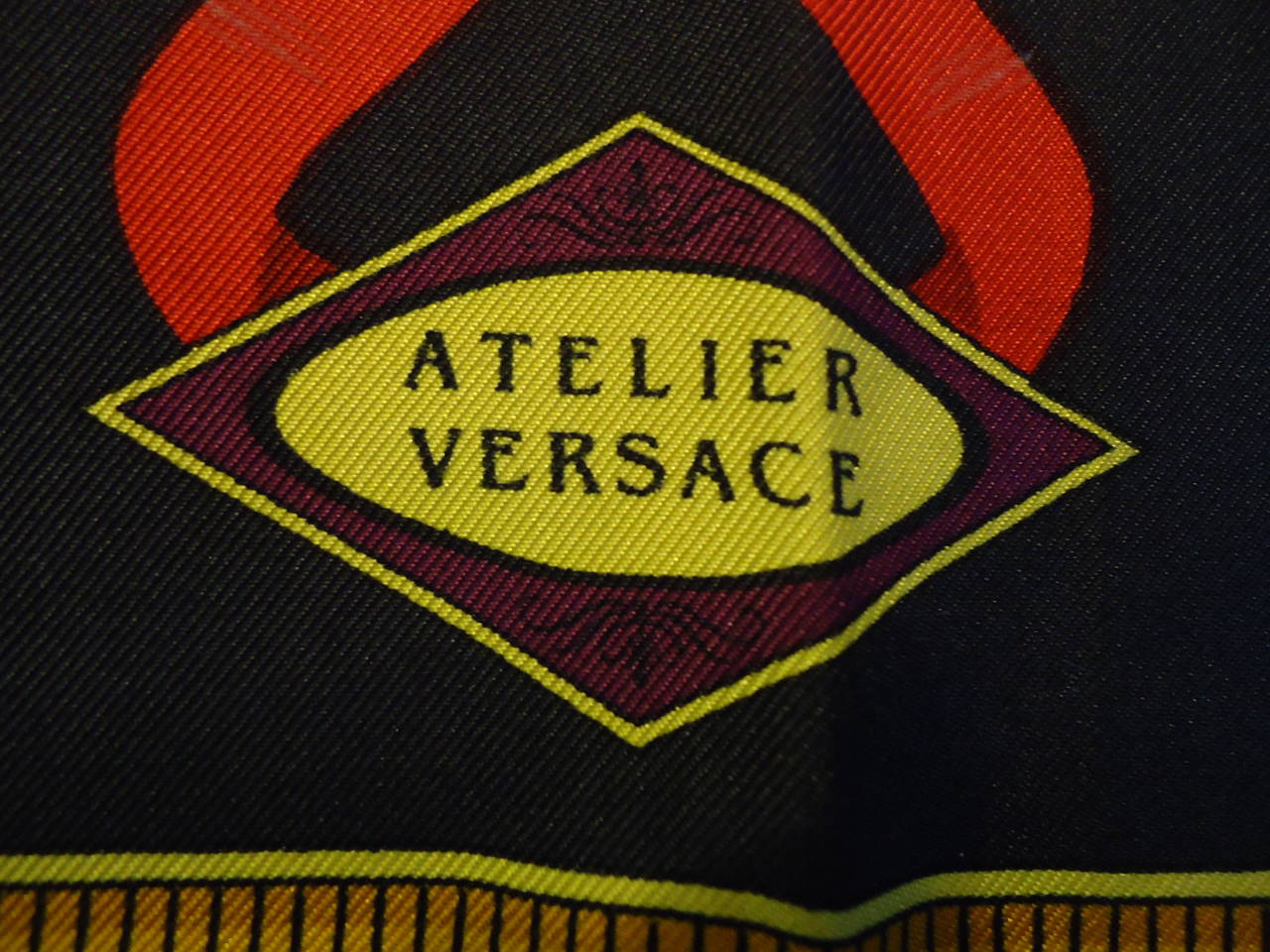 1990s Atelier Versace Mozart Silk Scarf 2