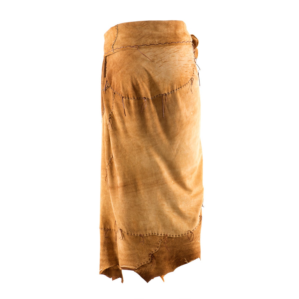 Amazing skirt by Yves Saint Lauren Rive Gauche Paris
Beautiful construction, embroidered patchwork with leather inserts
100% buckskin leather
Cognac color
Size 36 french (40 italian / 6 US)
Made in Italy
Worldwide express shipping included in