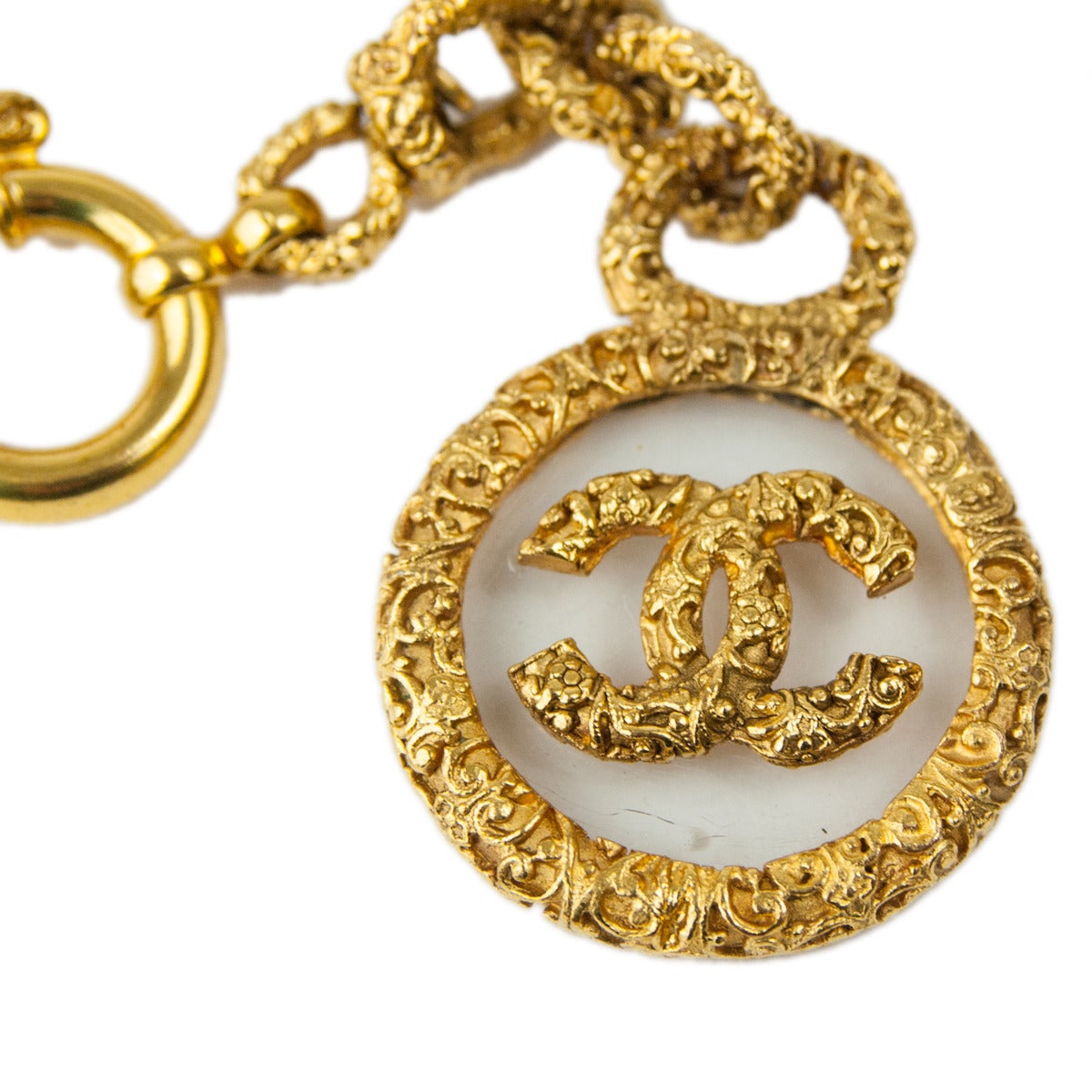 Women's 1960s Chanel Golden Chain Medallion Bracelet