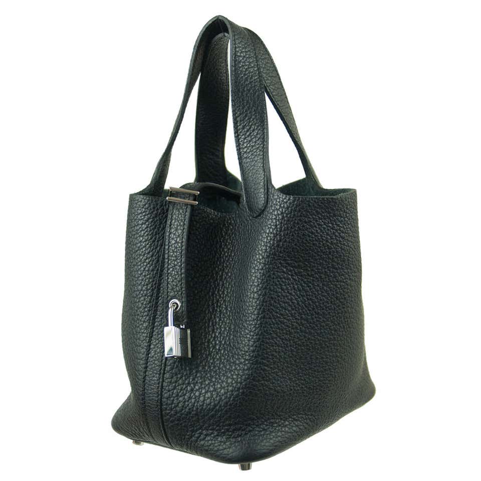 Hermès Picotin Lock PM Black Bag at 1stDibs | hermes picotin lock pm bag