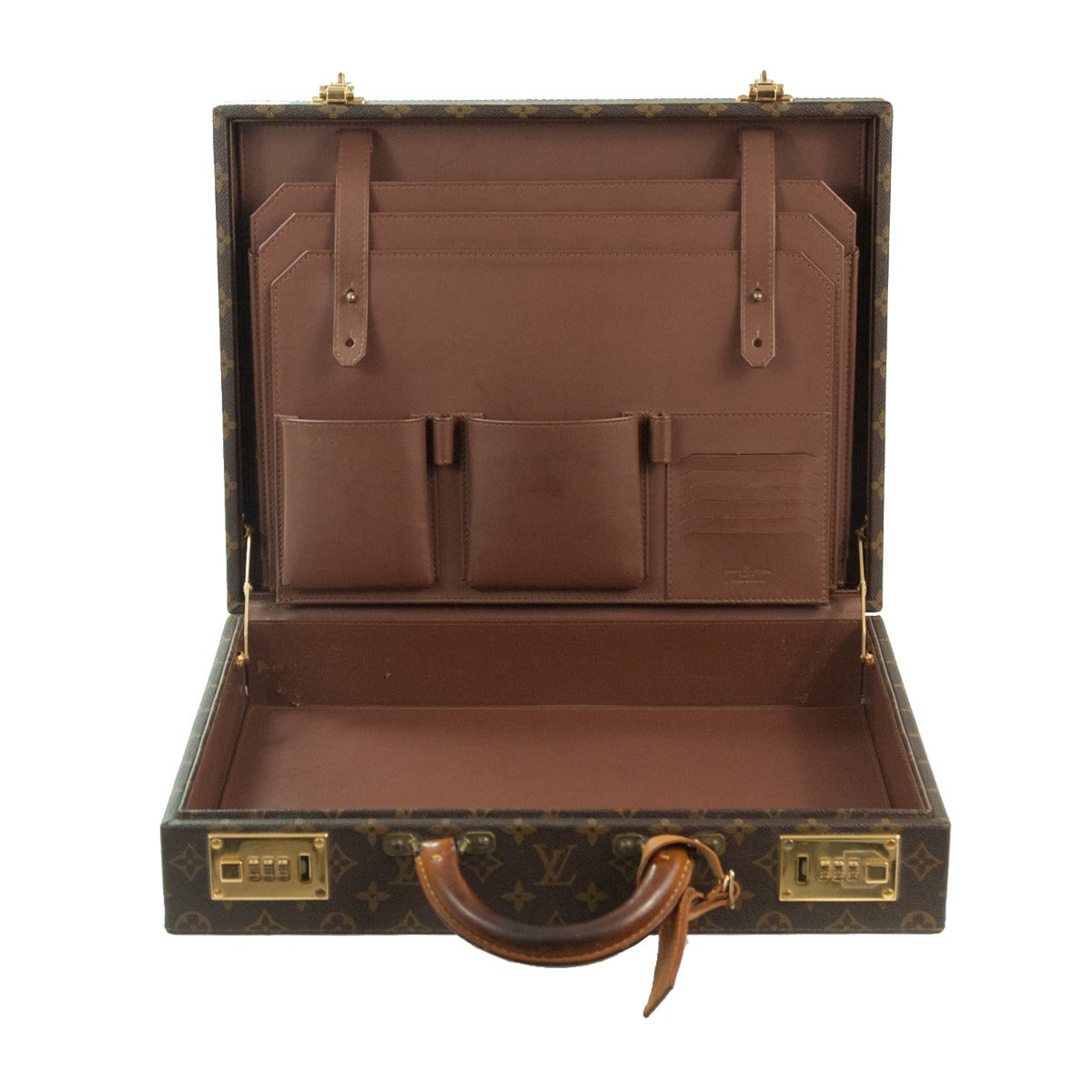 1990s Louis Vuitton Monogram Rigid Briefcase at 1stdibs