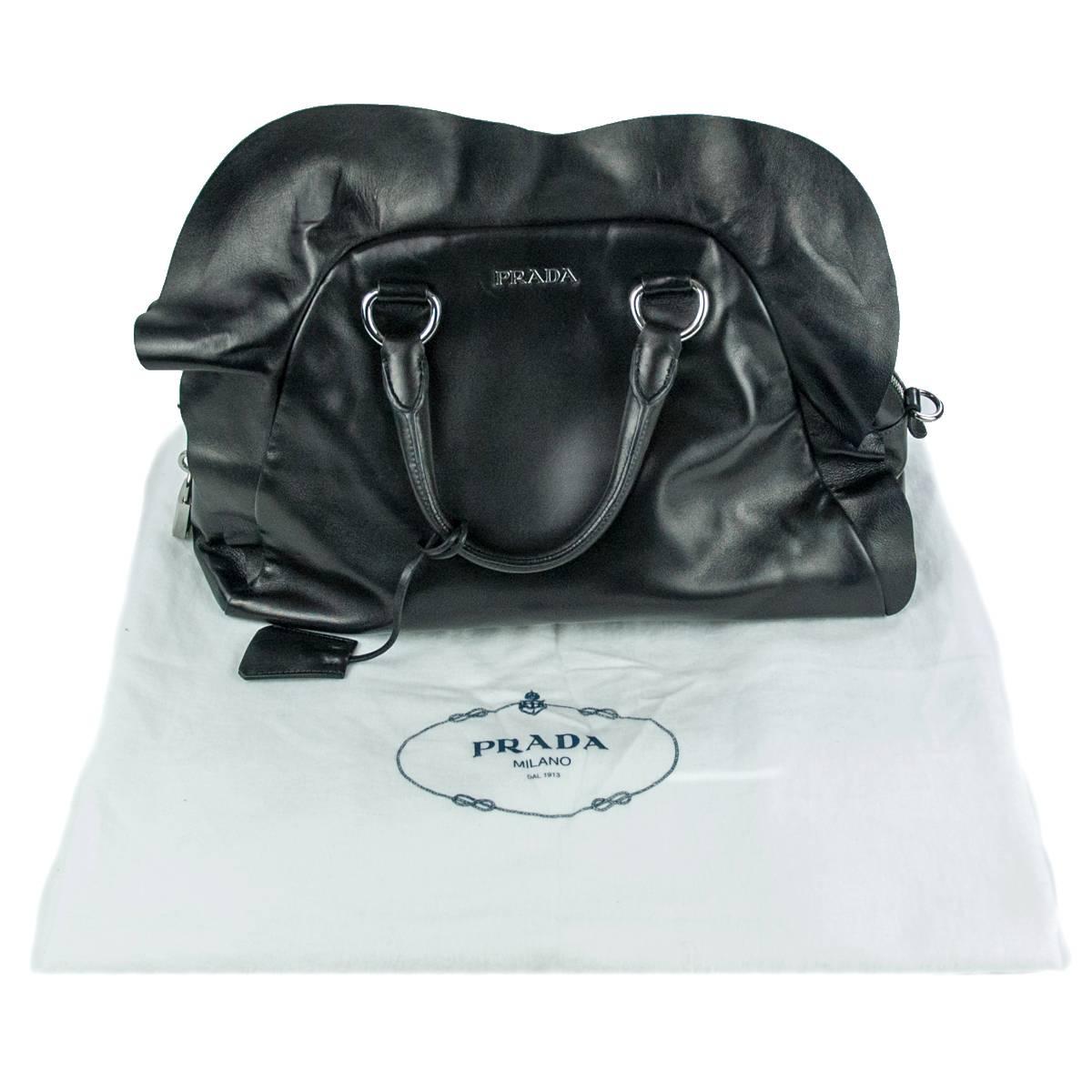 2008 Prada Black Bowler Bag 1