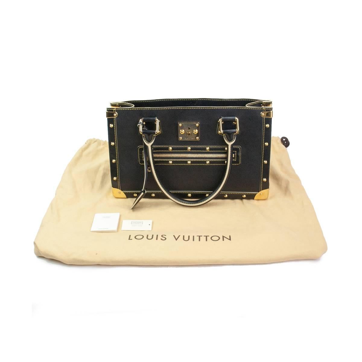 2003 Louis Vuitton Black Suhali Le Fabuleux Bag 1