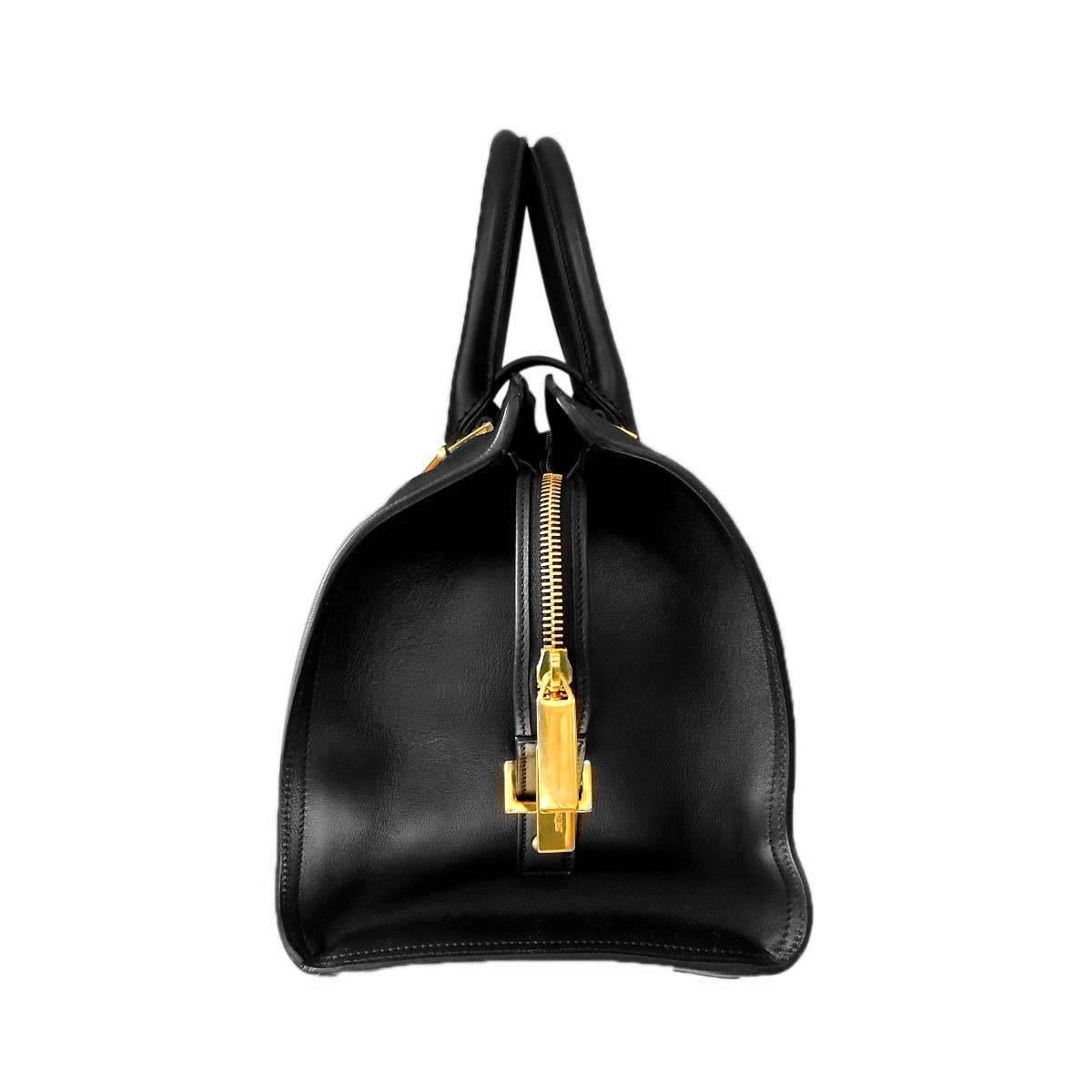 Saint Laurent Black Cabas Chyc Bag In Excellent Condition In Gazzaniga (BG), IT