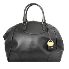 Ralph Lauren Black Leather Bedford Bag