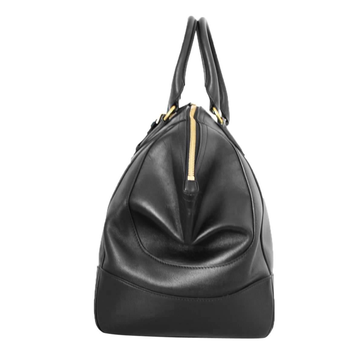 Ralph Lauren Black Leather Bedford Bag at 1stDibs | ralph lauren ...