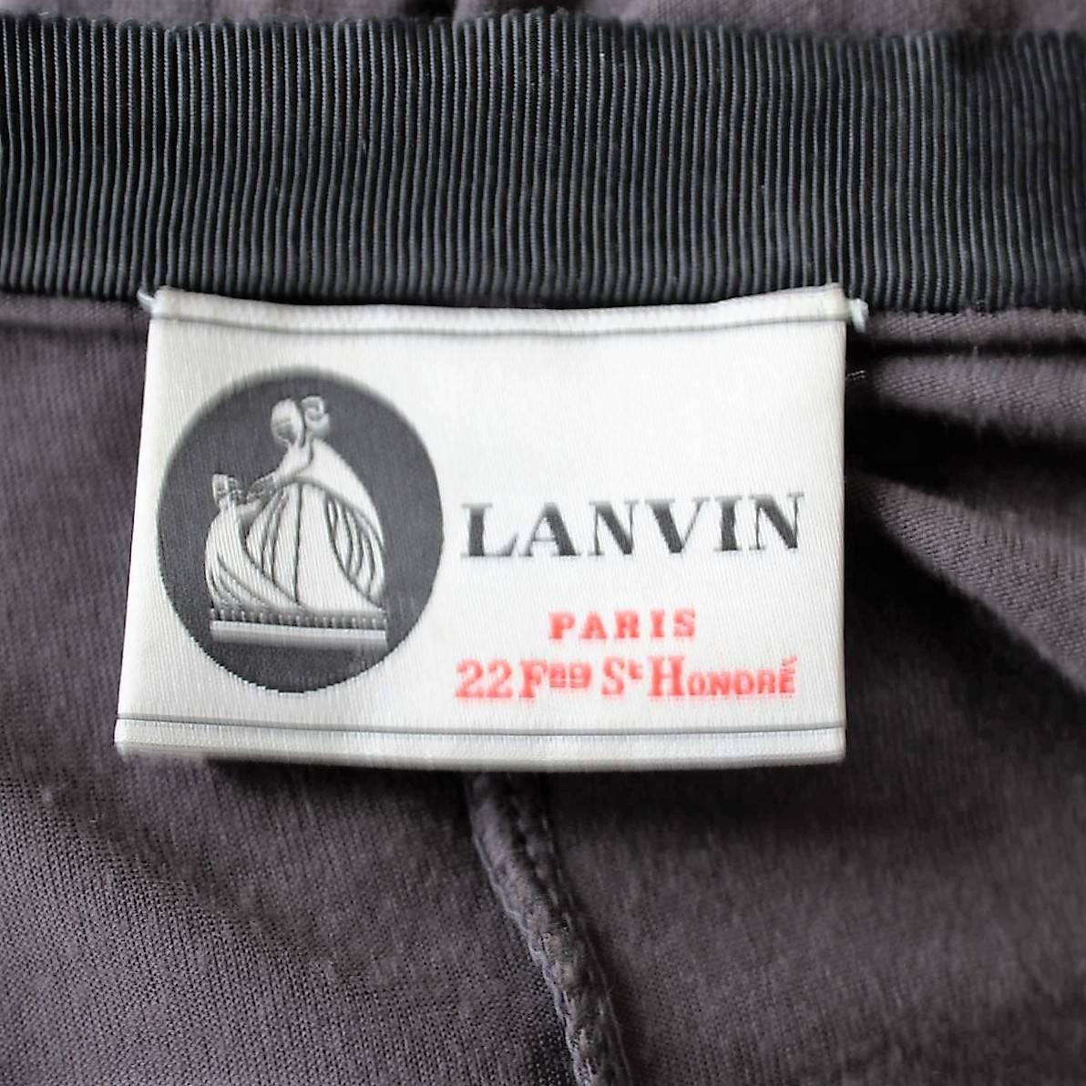 Lanvin Grey Cocktail Dress In Good Condition In Gazzaniga (BG), IT