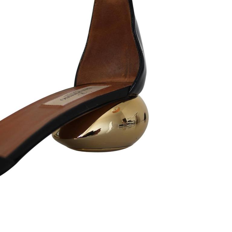 Valentino Garavani Black Patent Leather Special Edition Shoe at 1stdibs