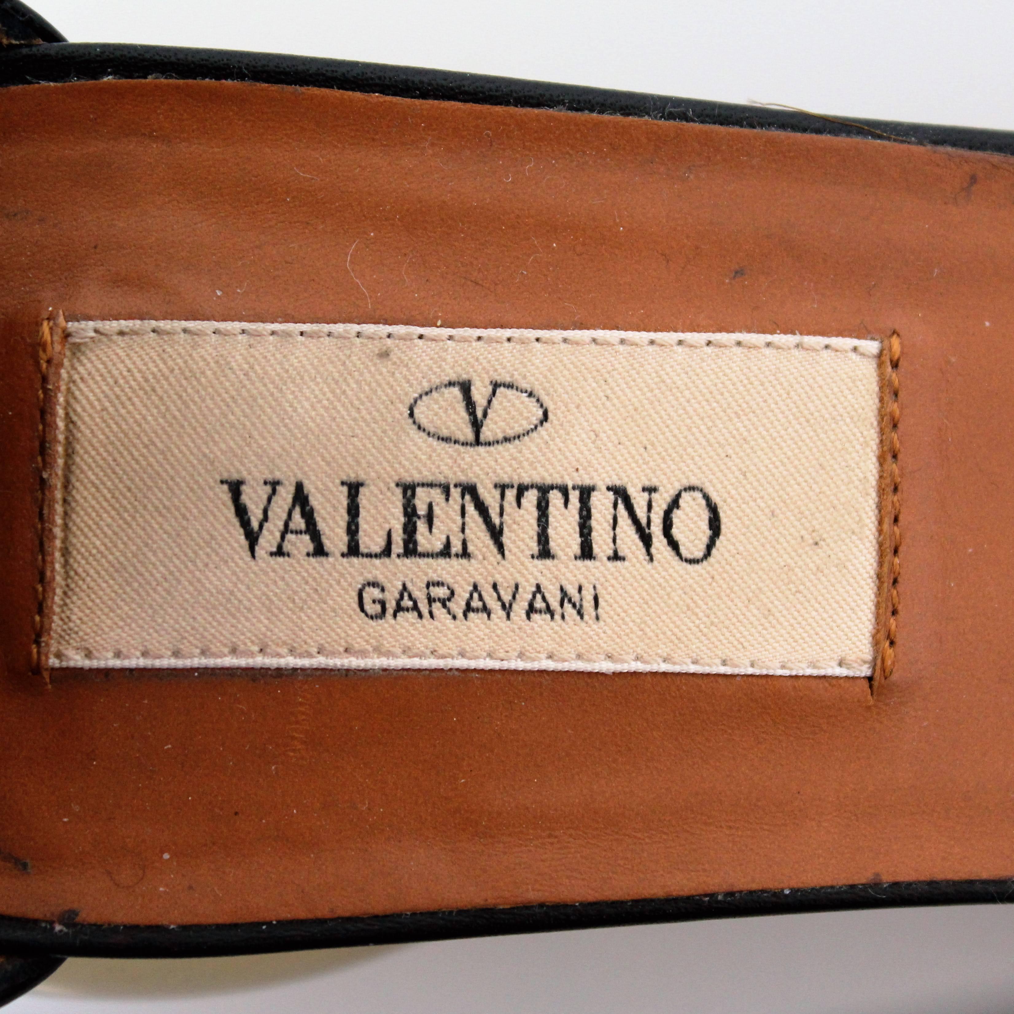 Valentino Garavani Black Patent Leather Special Edition Shoe 1