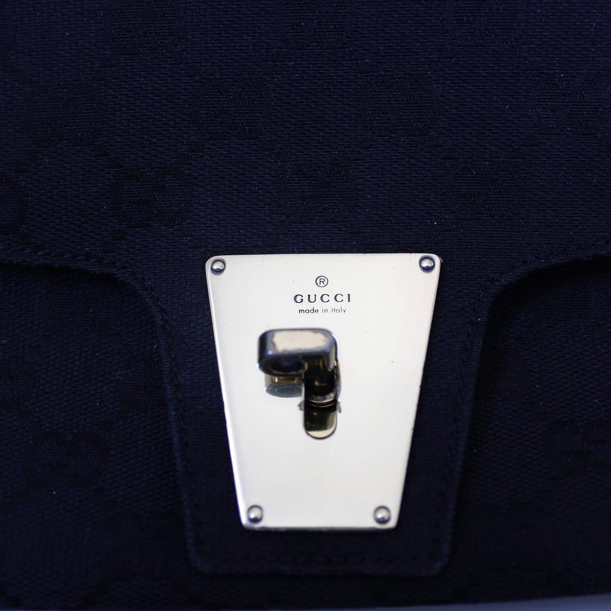 Gucci Black Textile Bag In Excellent Condition In Gazzaniga (BG), IT
