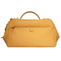 Valextra Milano Pale Ochre Leather Bag