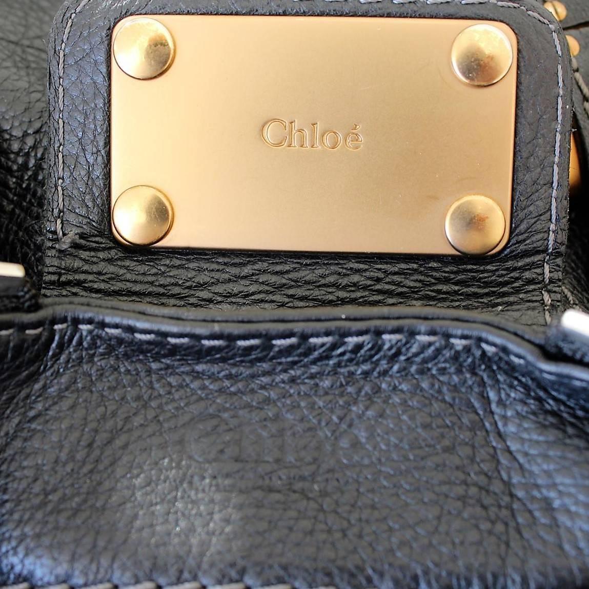 Women's Chloé Paddington Black Leather Bag