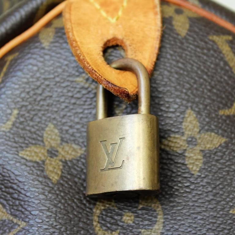 Louis Vuitton Speedy 30 Monogram Brown Leather ref.550802 - Joli Closet