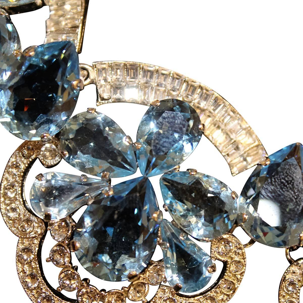 Women's Unique Carlo Zini Milano Crystals Collier For Sale
