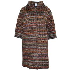 Stella Jean Multicolored Wool Coat