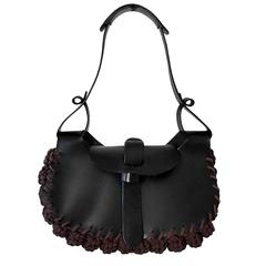 Fendi Black Leather Shoulder Bag 11
