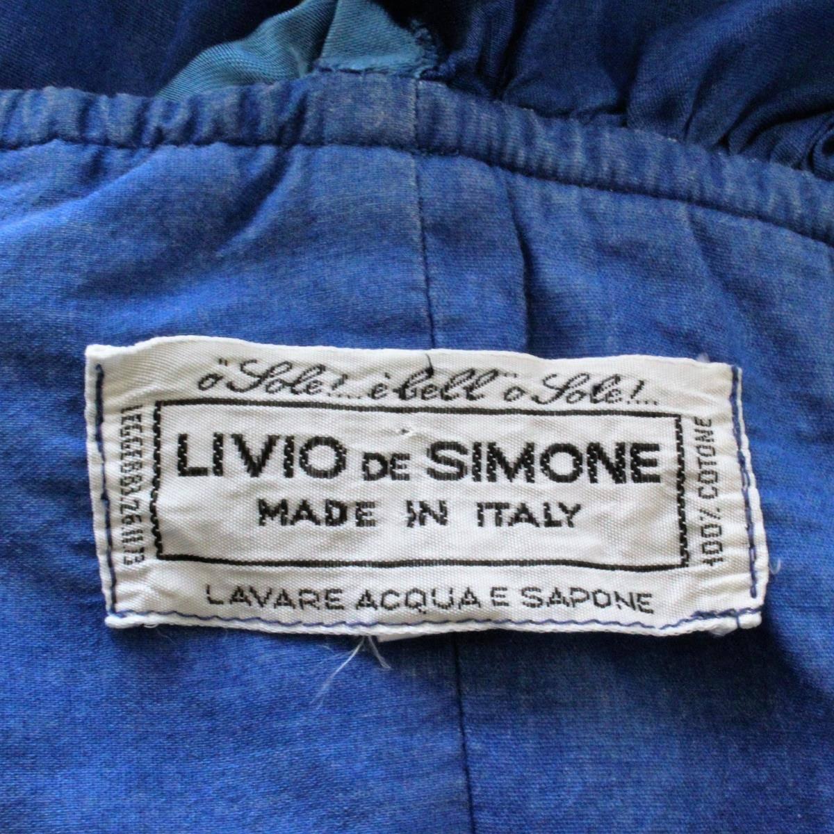 Livio de Simone Vintage Blue dress 42 In Good Condition In Gazzaniga (BG), IT