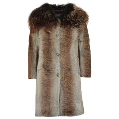 Lapin Shaded Fur Coat 10