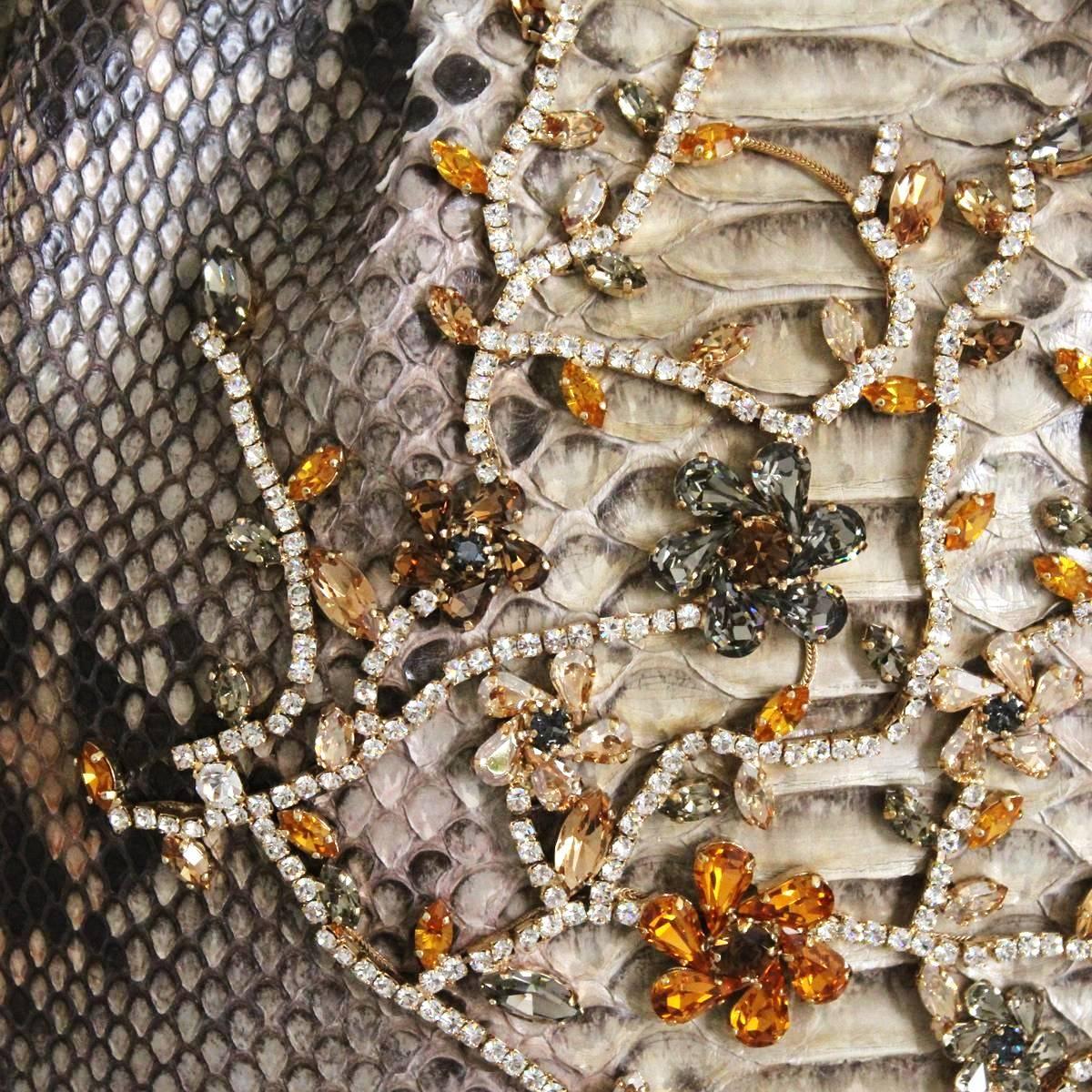 Women's Ghiblie, Firenze Jewel python bag