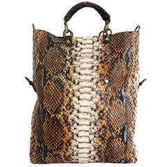 Ghibli Firenze Python Shopping Bag