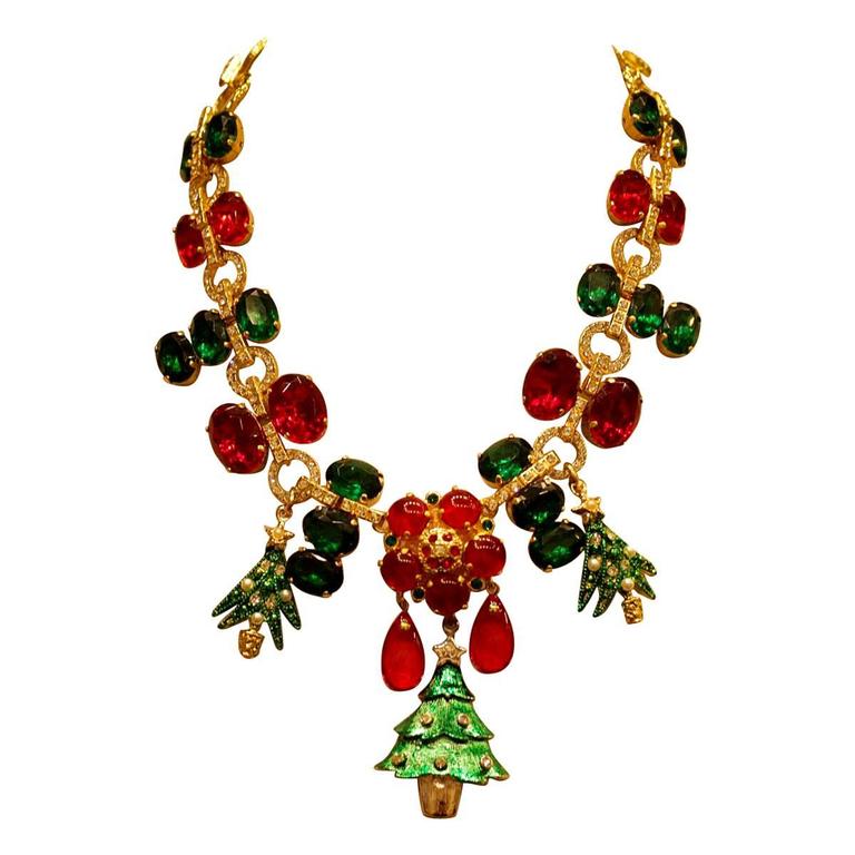 Unique Carlo Zini Christmas Necklace For Sale at 1stDibs | christmas  necklace and earrings, christmas necklaces, carlo zini jewelry