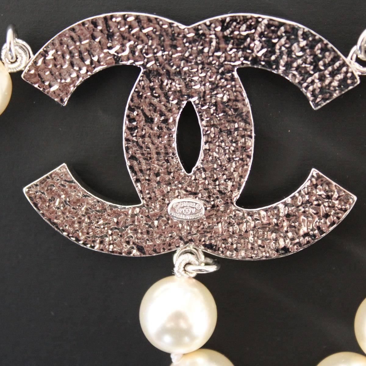 chanel pearl belt