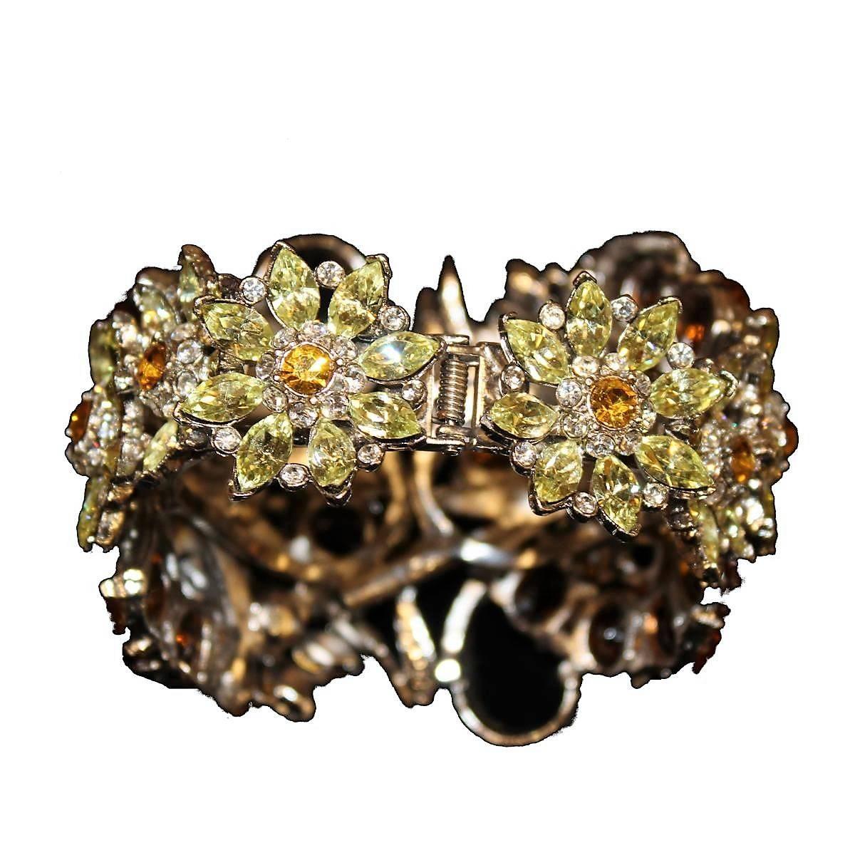 Women's Unique Carlo Zini Milano Floral Bracelet For Sale