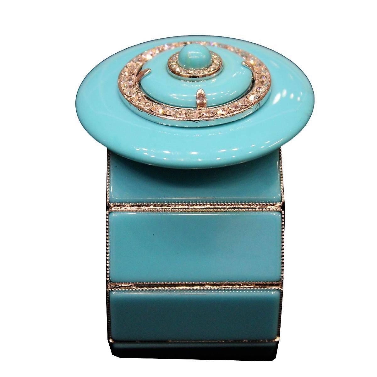 Fantastic Carlo Zini bijoux Milan bracelet
One of the world's best bijoux designers
Non allergenic rhodium
Amazing hand creation of crystals and colored resins
Turquoise color
Déco theme
Maximum width cm 4,5 (1.77 inches)
Wrist size cm 17 (6.7
