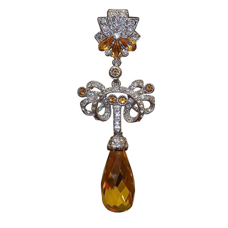 Carlo Zini Bijoux Crystals Earrings For Sale at 1stDibs