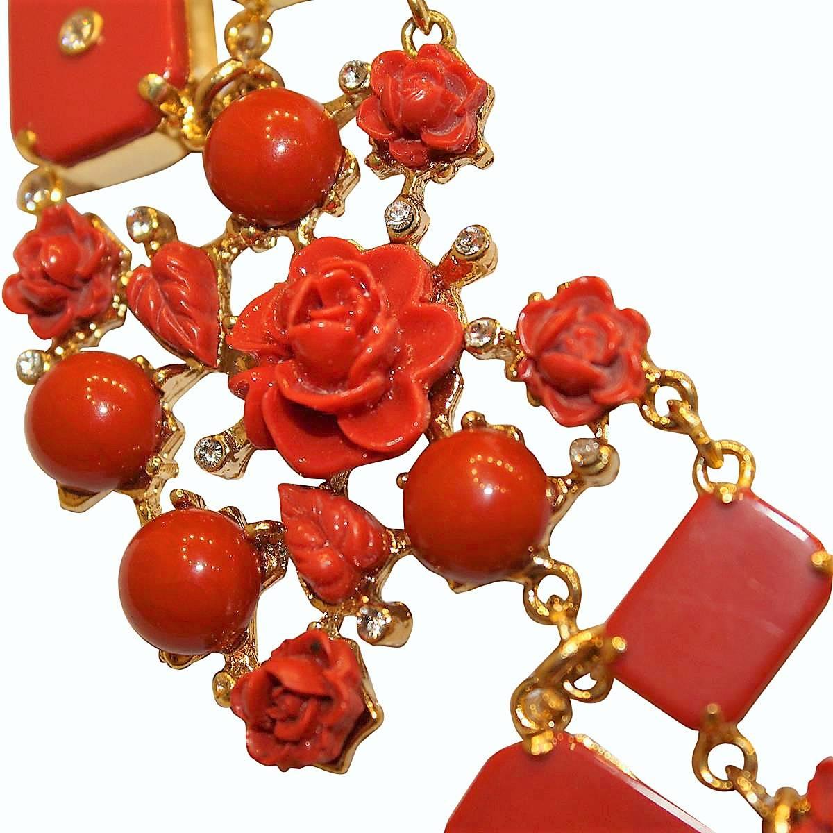 Carlo Zini Bijoux - Bijoux unique  Collier de roses Neuf - En vente à Gazzaniga (BG), IT