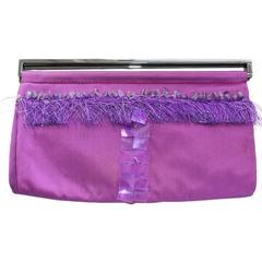 Gucci Fuchsia Satin Pochette