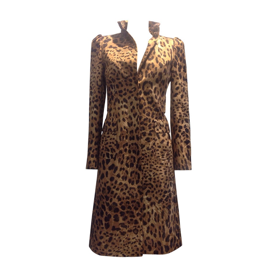 Dolce&Gabbana Cheetah Print Coat