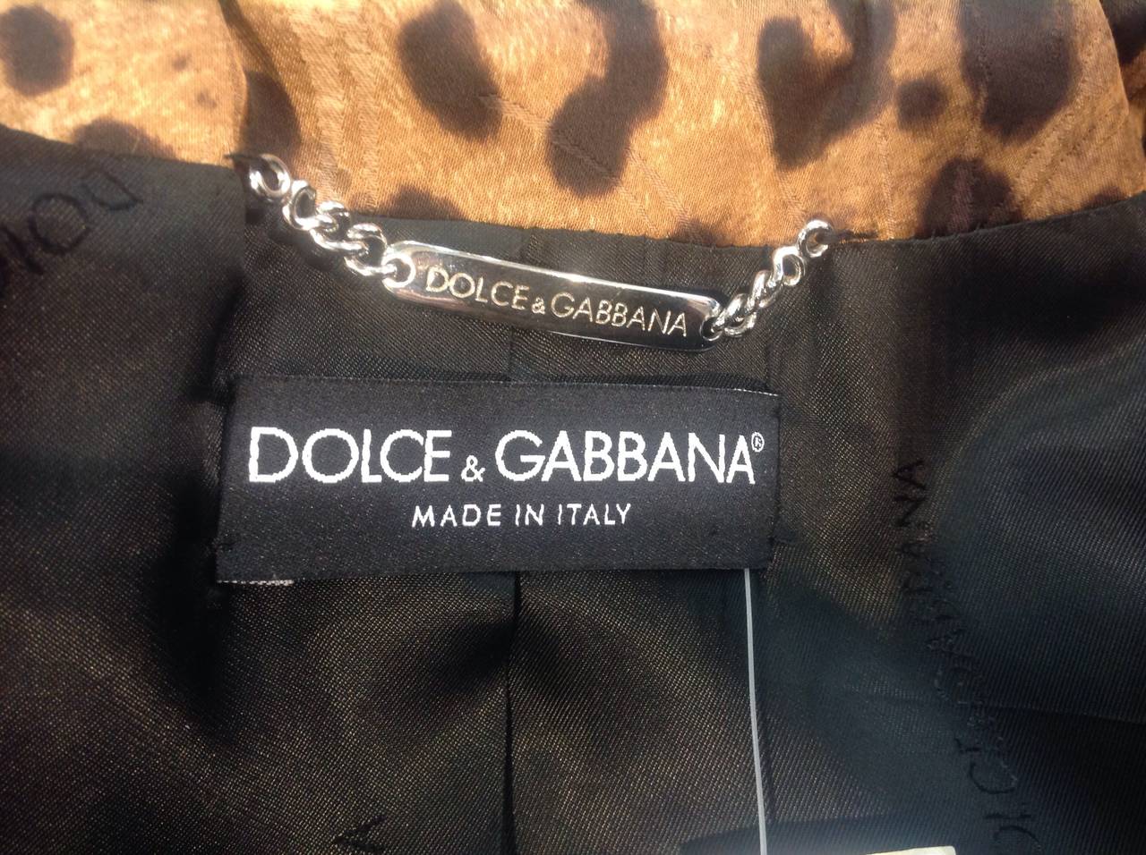 Dolce&Gabbana Cheetah Print Coat 3
