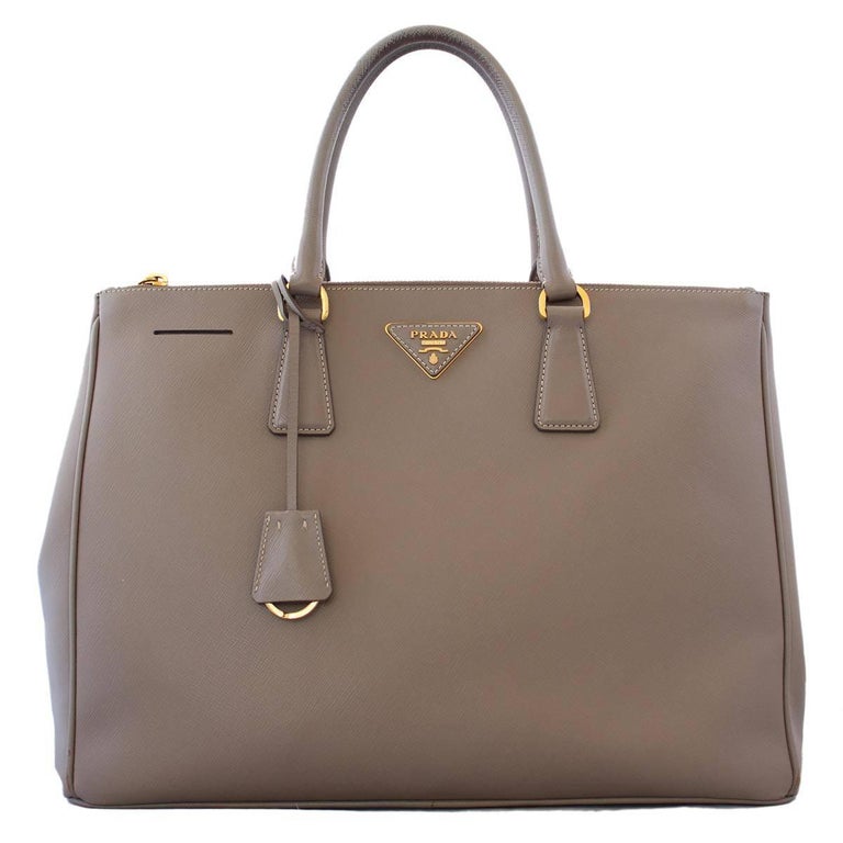 Prada Clay Leather Saffiano Lux at 1stDibs