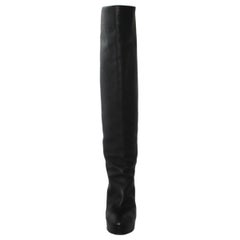 Chanel Black Leathe Boots 39