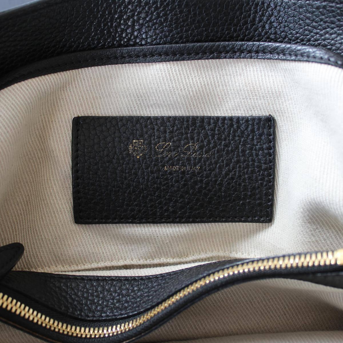 Women's Loro Piana  Bellevue Odessa Black Bag