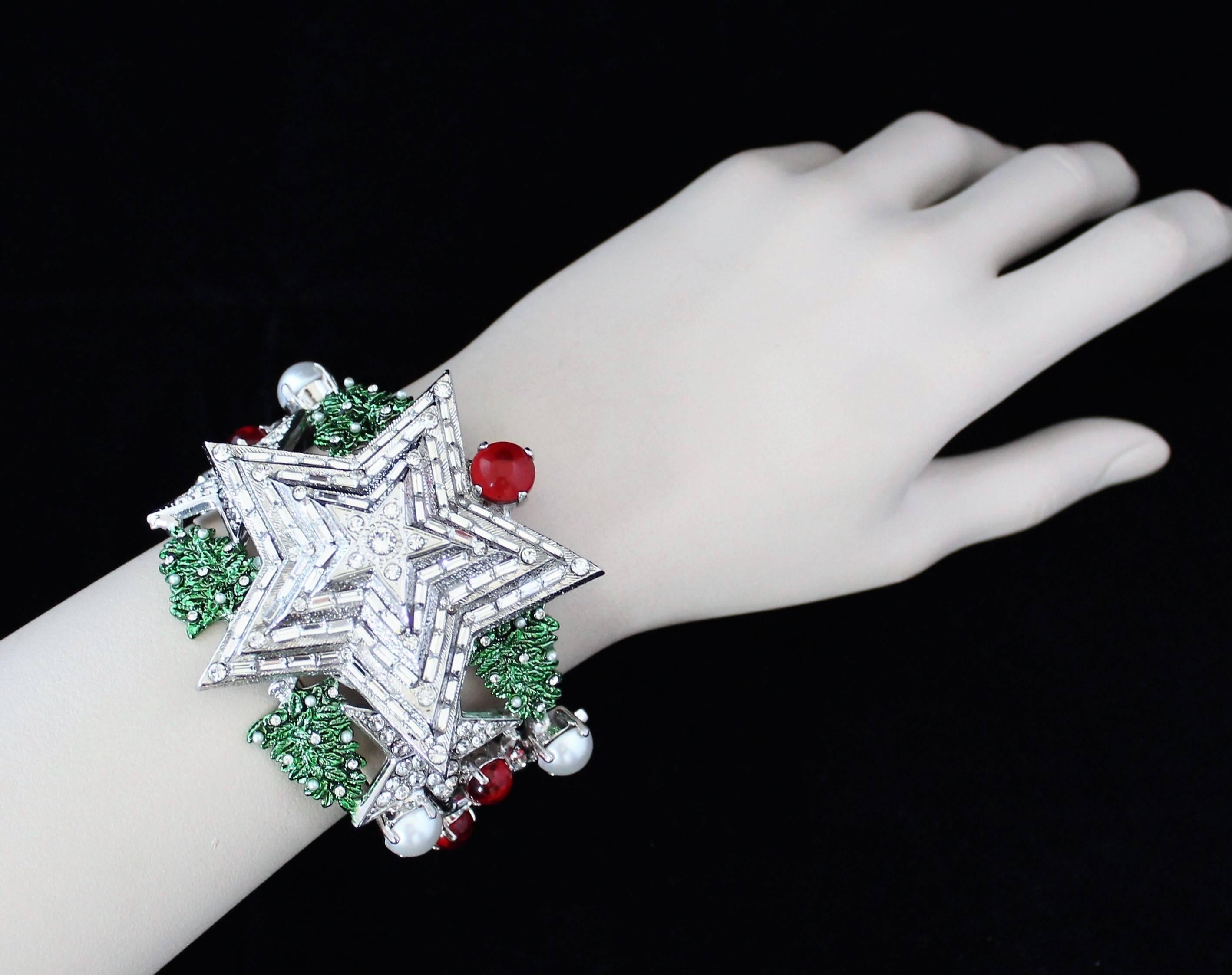 Carlo Zini Milano Christmas Bracelet In New Condition In Gazzaniga (BG), IT