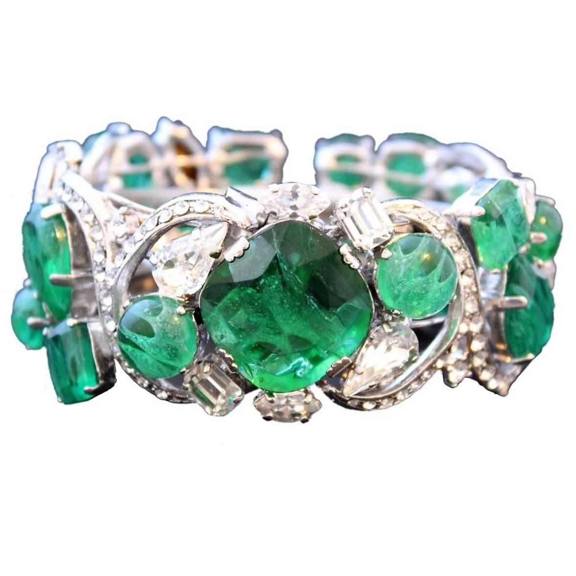 Carlo Zini  Emerald Bracelet