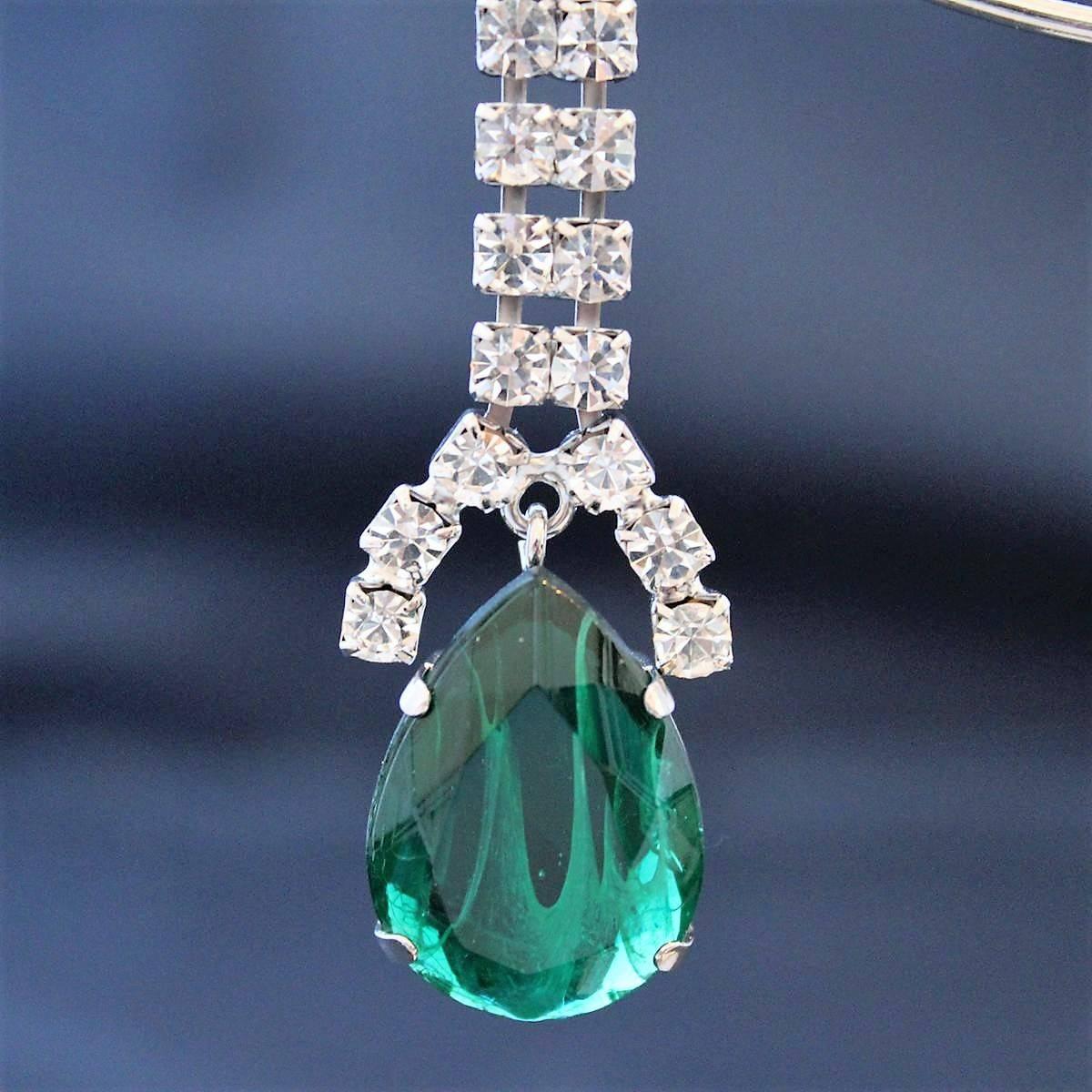 Carlo Zini Emerald Pendants In New Condition For Sale In Gazzaniga (BG), IT