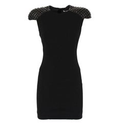 Balmain  Black Studs Dress 40
